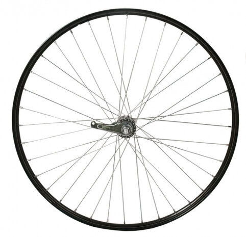 achterwiel Zac 2000 28 inch Ventura remnaaf 36G alu zwart