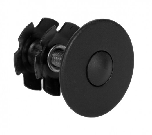 stermoer met dop 28,6 mm staal/aluminium zwart
