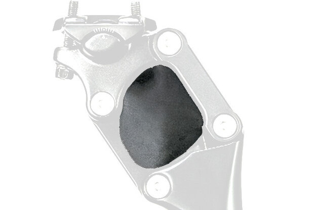 beschermingspad voor PM-705N zadelpen rubber zwart