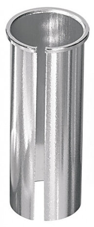 vulbus zadelpen 31,6-33,9 x 120 mm aluminium zilver