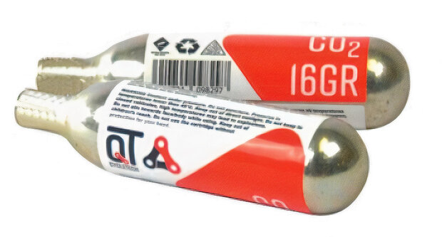 Co2-patroon zonder schroefdraad 16 gram zilver