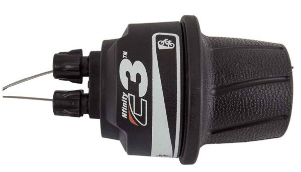 draaiversteller Nfinity C3 rechts 2200 mm zwart