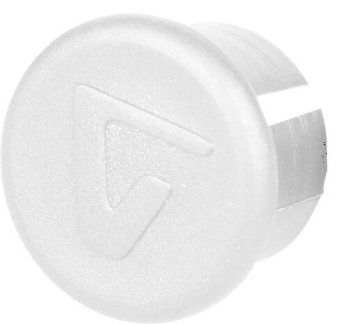 stuurdop 20 mm wit