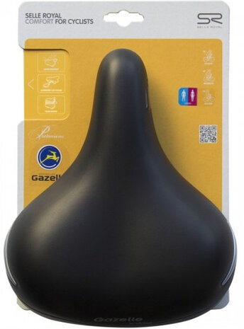 zadel Jewel 8132 foam zwart