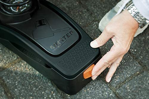 voetpomp Airstep Digi manometer 7 bar aluminium zwart