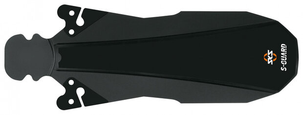 achterspatbord S-Guard MTB/race 20-29 inch 29 cm zwart
