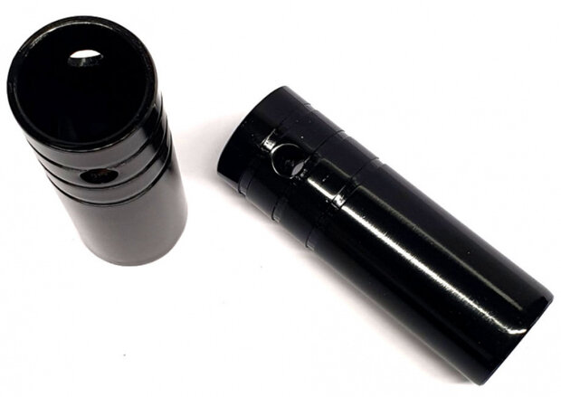 asverlengers/pegs BMX Freestyle 110 mm staal zwart 2 stuks