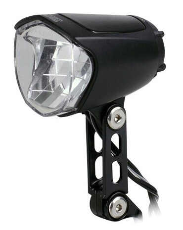 voorlicht Brightly naafdynamo led 70 lux zwart