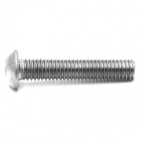 inbusbouten bolkop M6 x 25 mm RVS 25 stuks
