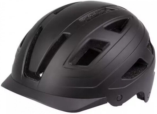 fietshelm Urban 400 gram ABS matzwart maat 55-58
