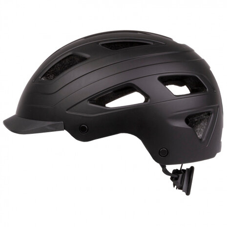 fietshelm Urban 400 gram ABS matzwart maat 55-58
