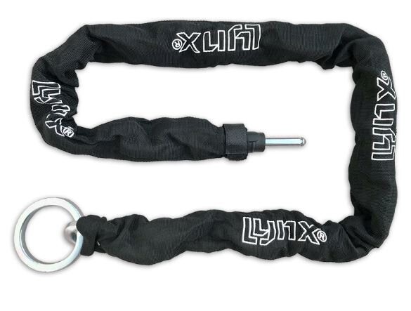 insteekketting Lazo 120 cm staal zwart