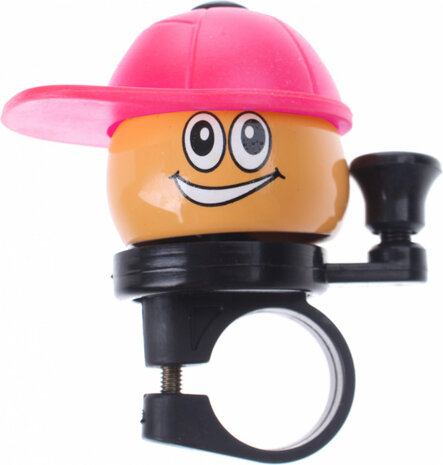 fietsbel Bike Fun Pietje junior roze
