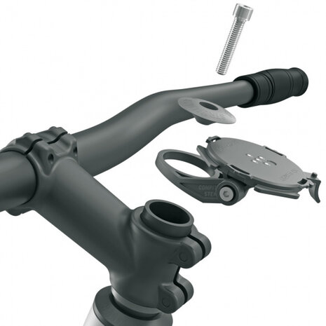 telefoonhouder Compit Stem balhoofd 1 1/8 inch zwart