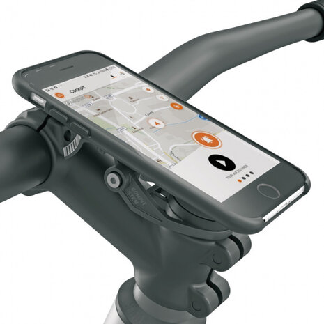 telefoonhouder Compit Stem balhoofd 1 1/8 inch zwart