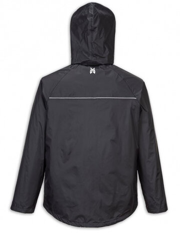 Regenjas Dry &amp; Go heren nylon zwart maat XXL