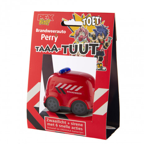 toeter Perry de Brandweerauto junior rood