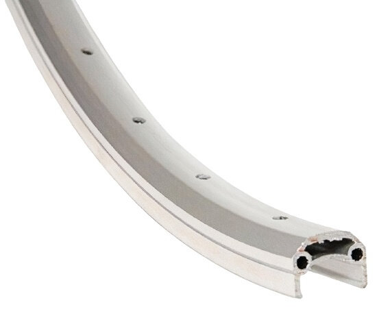 voorwiel 26 x 1.75 (47-559) uitval aluminium zilver
