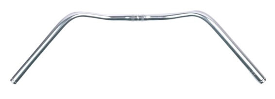 stuurbocht 25,4 x 585 mm aluminium zilver