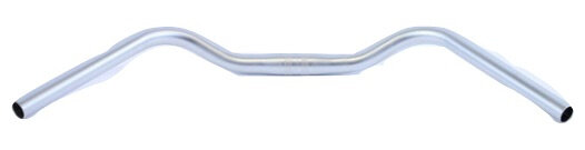 stuurbocht 25,4 x 580 mm aluminium zilver