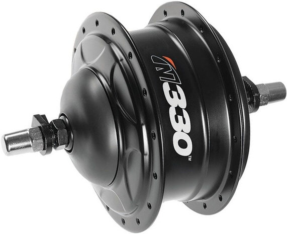 achterwiel Zac 19 26 inch Nuvinci N330 rollerbrake zilver