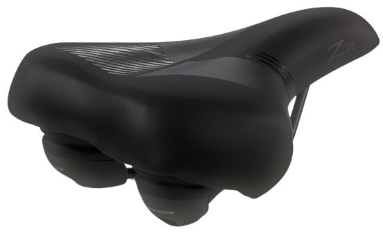 zadel Ziva Plus Skay unisex elastomeer zwart