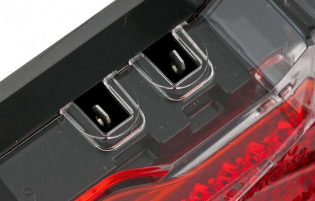achterlicht Riff Steady dynamo 50 lumen rood