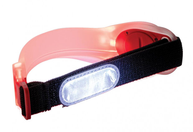 veiligheidsarmband led 22,2 x 5,4 cm TPU rood
