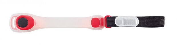 veiligheidsarmband led 22,2 x 5,4 cm TPU rood