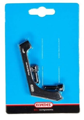 remschijf adapter 160 mm achter aluminium zwart