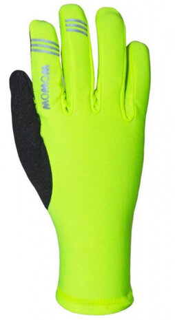 fietshandschoenen Morning Breeze fleece geel maat S
