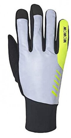 fietshandschoenen Night Stroke neopreen grijs/zwart mt XXL