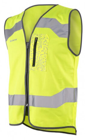veiligheidshesje Drone polyester geel maat M