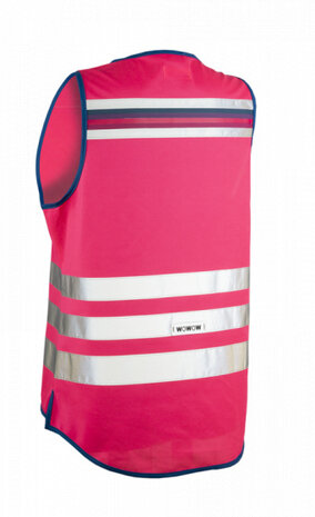 veiligheidshesje Lucy dames polyester roze maat XXL