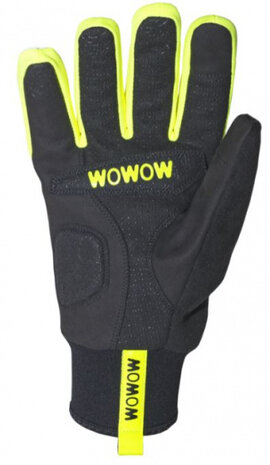 fietshandschoenen Wetland polyamide geel/zwart maat XL