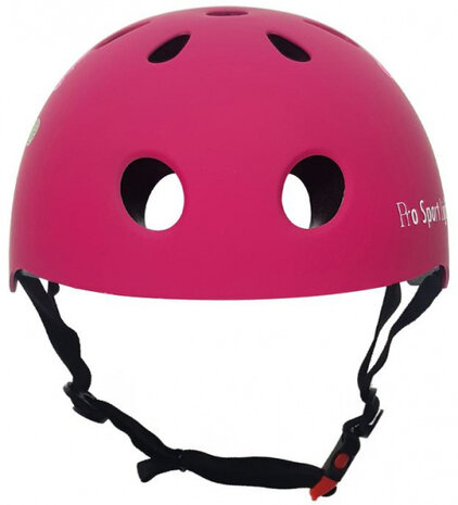 fietshelm bloem junior polystyreen roze maat M