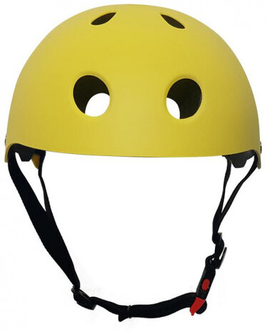 fietshelm junior polystyreen geel maat S