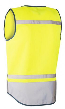 veiligheidshesje Amsterdam polyester geel maat XL