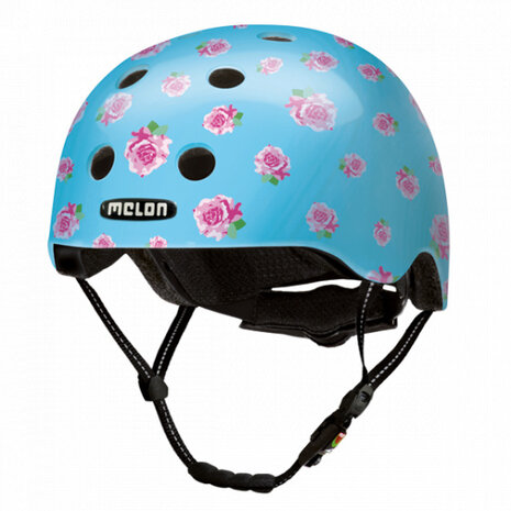 fietshelm Urban Active roses polycarbonaat mt 52-58 cm