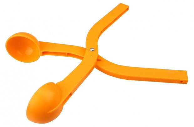 sneeuwbaltang oranje 37 cm