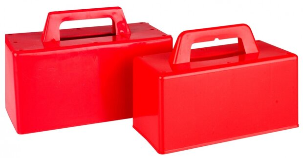 Zandkasteel/Iglomaker rood 2 stuks