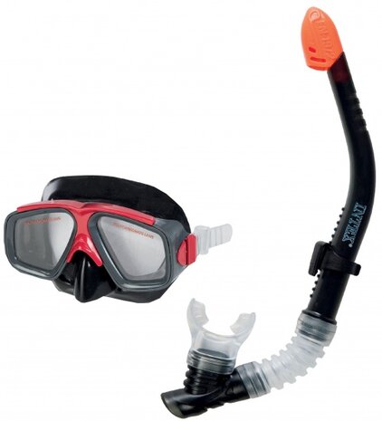 Snorkelset Surf Rider unisex zwart