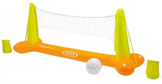 volleybalset vinyl 239 x 64 x 91 cm groen/oranje