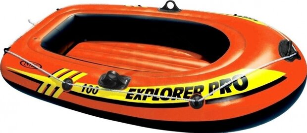 opblaasboot Explorer Pro 100 oranje 160 x 94 x 29 cm