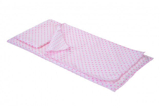 poppen schommelbed 50 x 30 x 40 cm hout wit