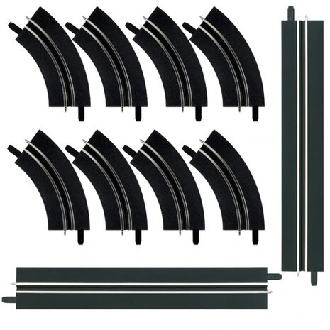 Go Eensporige uitbreidingsset kunststof zwart/bruin
