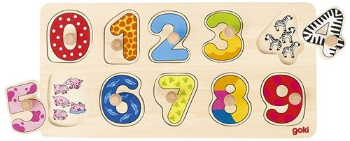legpuzzel junior 30 x 15 cm hout 10 stukjes