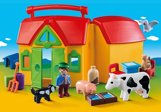 1, 2, 3: Meeneemboerderij met dieren (6962)