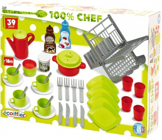 100% Chef: servies set 39-delig