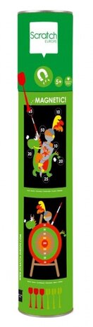 dartspel ridders magnetisch 36 x 55 cm tweezijdig